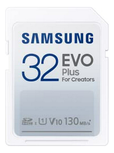 Tarjeta De Memoria Samsung Evo Plus 32gb Sdxc Uhs-i U1 Para 