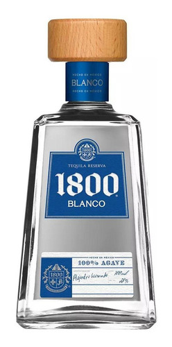 Caja De 6 Tequila 1800 Blanco 1 L