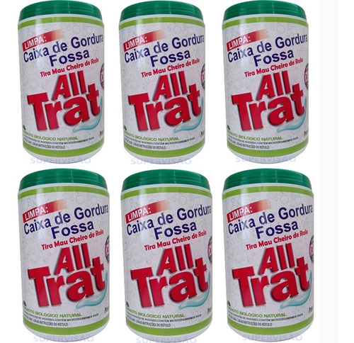 All Trat 3kg Limpa Fossa Caixa De Gordura Enzimas Promocao