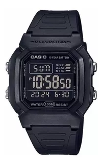 Reloj Casio Iluminator W-800h-1bvcf, 100% Original Y Nuevo