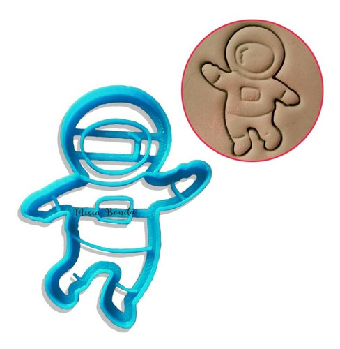 Astronauta - Moldes Cortantes Galletas Cookies Masas Fondant