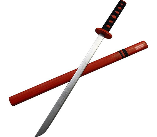 Imagen 1 de 7 de Katana Espada Juguete Samurai Ninja Anime Niños Madera M-037