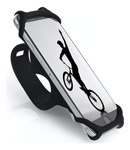 Premium Bike Phone Mount Fabricada De Silicona Antideslizant