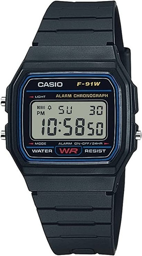 Reloj Digital Casio F91w Vintage C L A R Amente Contra Agua