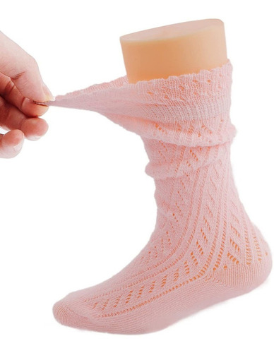 Paquete 4 Calcetines Calcetines Hasta La Rodilla Para Niñas