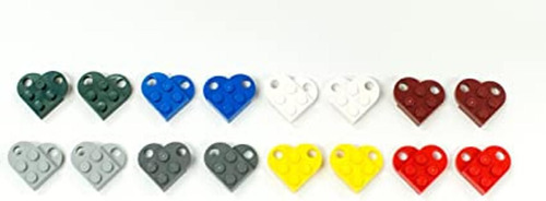 Piezaselementos Accesorios Lego Corazones Lote De 16