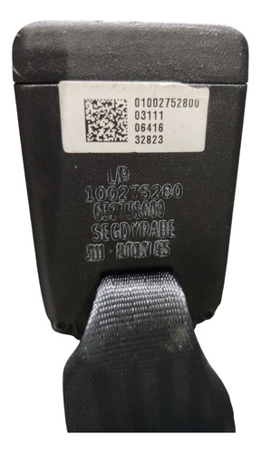 Engate Cinto Tras Esq Original Fiat Toro 2016-24 1002752800