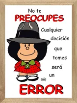 Comprar Mafalda Comic Cuadro, Poster, Carteles             L392