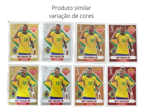 Figurinha Original Panini Neymar Jr Legend Gold