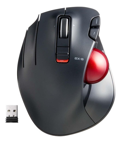 Mouse Elecom, Inalambrico/6 Botones/receptor Usb