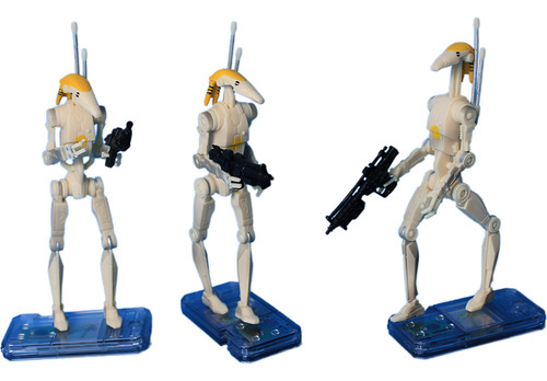 Battle Droid Set 3 Figuras Star Wars (Usado)