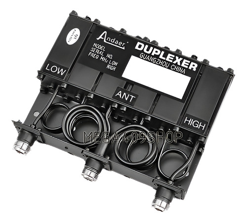 Duplexor De 380-485mhz (conector N) 20w Uhf 6 Cavidad Para G