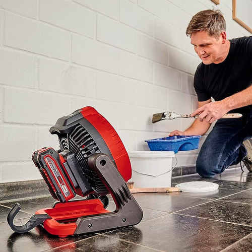 Imagen 8 de 10 de Ventilador Portatil Inalambrico Einhell 18cm Bateria 5,2 Amp
