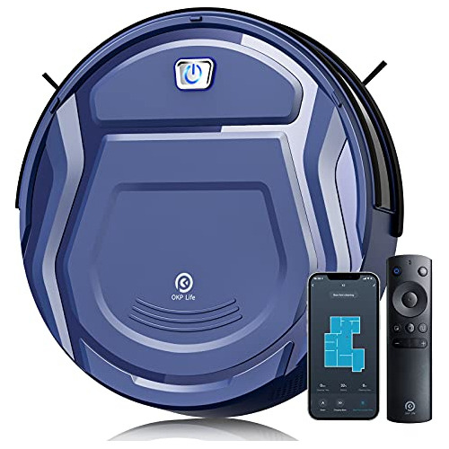 Robot Aspirador, Batería De 1800 Mah, Azul