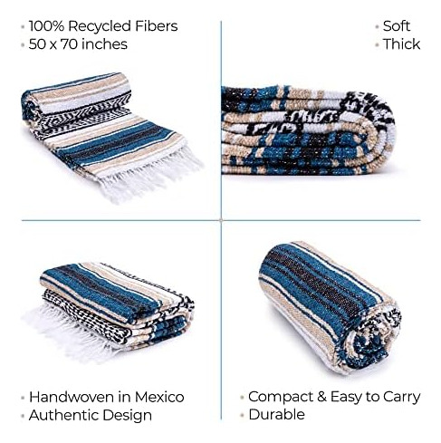 Cobija Mexicana Artesanal, Cobija De Sarape, Cobijas Y Manta