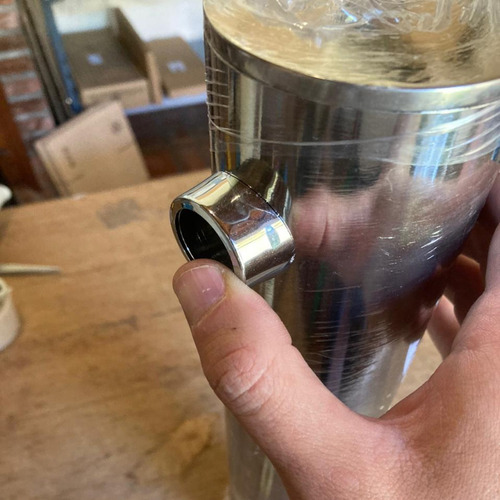 Adaptador Anillo Curvo A Recto Para Pilón De Cerveza