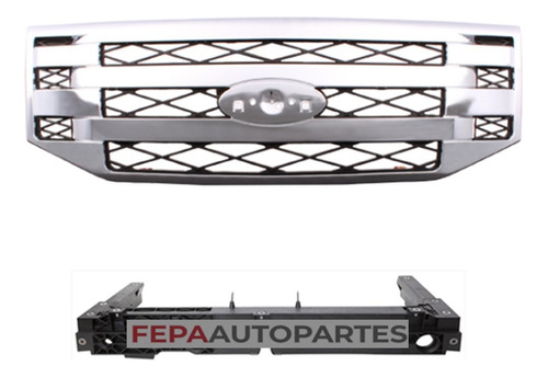 Parrilla Rejilla Frontal Ford Ranger 10 / 12 Cromada Xlt 