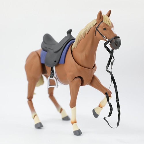 Figura De Caballo Realista, Modelo De Caballo Marrón