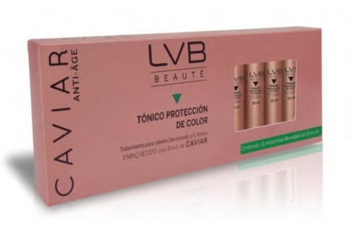 Lvb Caviar Tónico Protec Color Cja 10 Ampolletas X 15 Ml