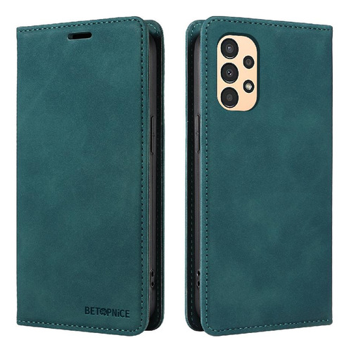 Funda Para Samsung Galaxy A13 4g Pu Cuero Magnético Folio