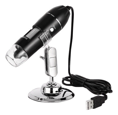 Microscopio Usb 1600x Tipo C/microusb, Celular/pc, Abs