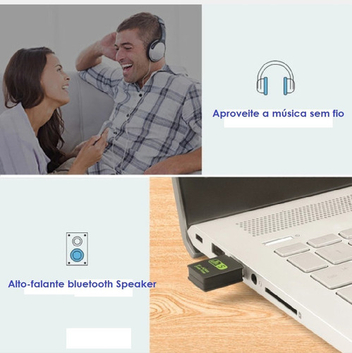 Imagem 6 de 10 de Adaptador Para Pc Usb 2x1 Receptor 600mb 5g Wifi + Bluetooth