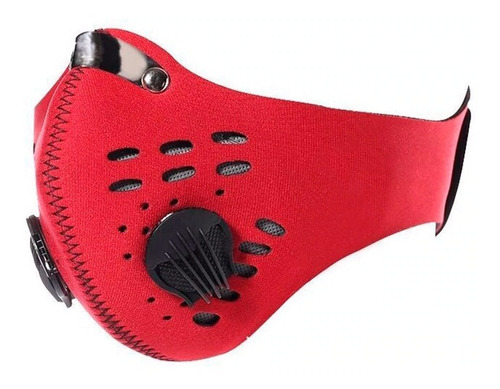 Imagen 5 de 9 de Mascara De Neopreno Para Bicicleta Motociclista Rojo D1041