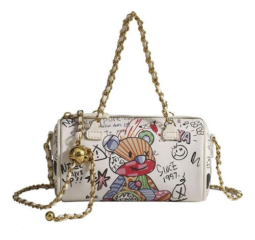 Cartera Pequeña Con Diseño De Grafiti