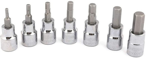 Dados Con Punta Hexagonal Allen Metrico 7 Pz Craftsman Evolv