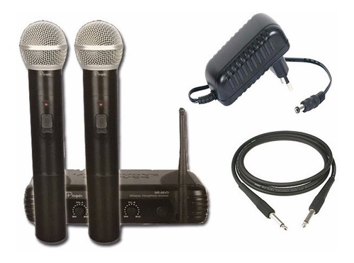 Microfono Inalambrico Doble Uhf Karaoke Colegio Iglesias