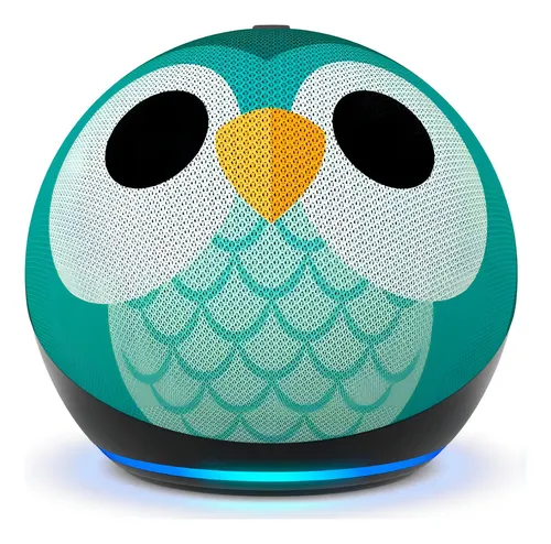 comprar Amazon Echo Dot 5th Gen Kids Com Assistente Virtual Bichinho Cor Coruja