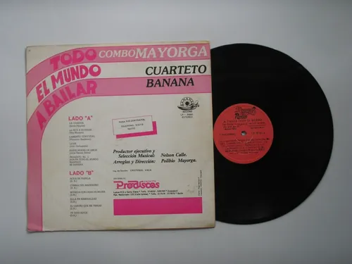 Combo Mayorca Cuarteto Banana Todos A Bailar Lp Vinilo 1984 (Usado)