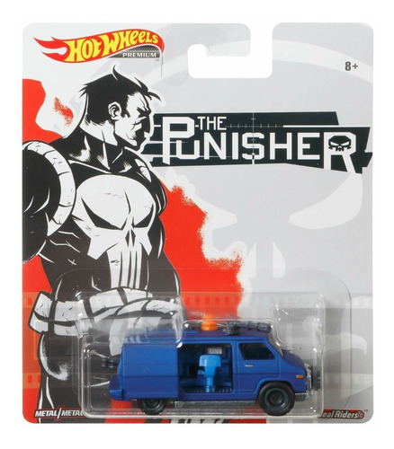 Auto Hot Wheels The Punisher Van Real Riders Marvel Original