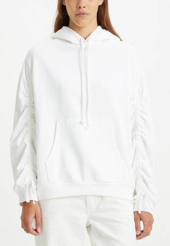 Polerón Mujer Hoodie Blanco Levis