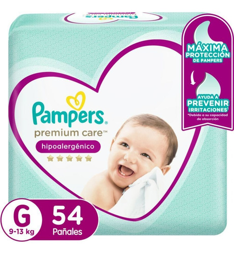 Pampers Premium Care, Pack Ahorro!!!! Género Sin género Tamaño Grande (G)