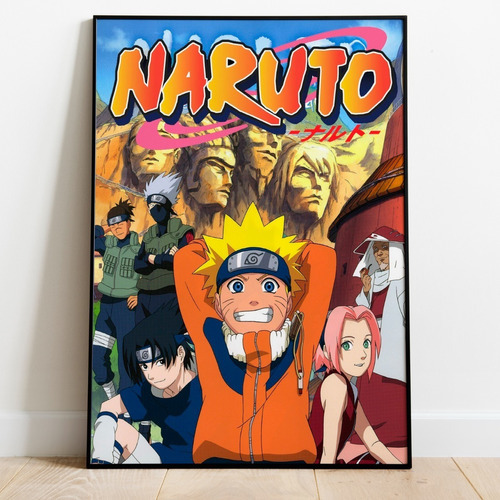 Vinilo Decorativo 21x30cm Poster Naruto Anime Manga 29