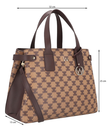 Bolsa Satchel Para Mujer Westies Café Hbquinary22we