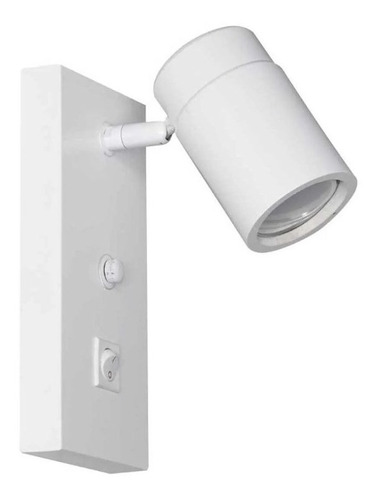 Lampara Aplique Spot Pared 1 Luz Gu10 C/ Interruptor Moderno