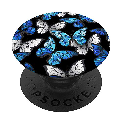 Mar Azul Negro Abstract Art Butterfly Anestesia Gys4a