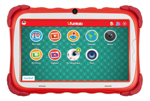 Tablet Funtab 4 De 7'' Para Niños Con Android 8.1 Oreo Go