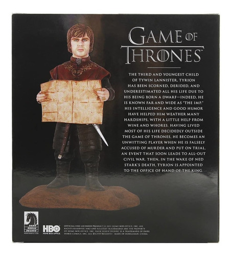 Imagen 4 de 5 de Game Of Thrones Tyrion Lannister Figura