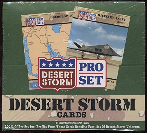 Pro Set Tormenta Del Desierto Trading Tarjetas Caja