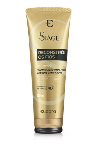 Shampoo Siàge Reconstrói Os Fios 250ml