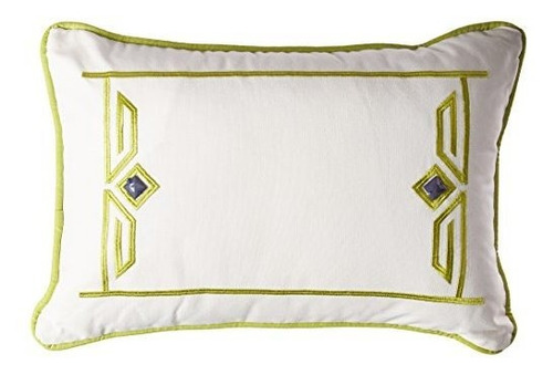 Echo Sardinia Normal Pillow, 12  X 18 , Blanco