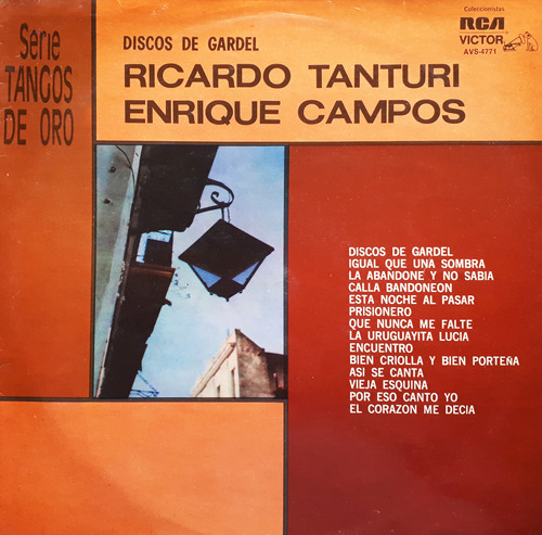 Ricardo Tanturi - Enrique Campos - Discos De Gardel B Lp