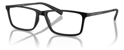 Armação - Armani Exchange - Ax3027 8078 55 Cor Preto Fosco