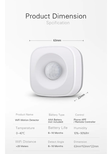Módulo Sensor Presença Pir Inteligente Tuya Nfe No Full
