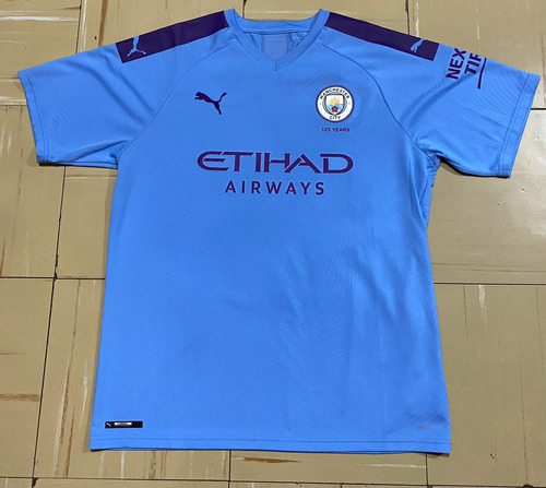 Jersey Manchester City Local 19/20 (talla Xl- Vers. Aficion)