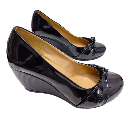 Imagen 7 de 9 de Zapato Tacon Puente 6cm Nudo Comodo Durable J Villegas