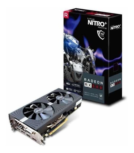 Tarjeta gráfica AMD Sapphire Nitro+ Radeon RX 500 Series RX 580 11265-00-20G 11265-31-20G
